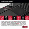 33&rdquo; Retrofit Farmhouse Apron Front 16 Gauge Workstation Kitchen Sink Single Bowl in with WorkFlow&trade; Ledge and&nbsp;Accessories for Top Mount Drop-In Installation